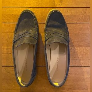 Banana Republic women’s navy Demi penny loafer, US size- 9.5